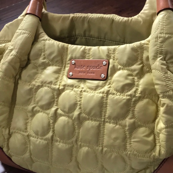 Authentic Kate Spade Stevie Signature Fabric Bag - Picture 3 of 8